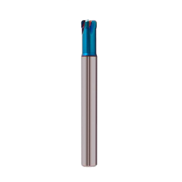 12.0mm x 3.0r Corner Radius High Feed Long End Mill 4 Flute - Europa Tool Pulsar Blue HRc70 1113501203 - Precision Engineering Tools EW Equipment