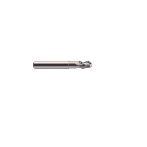 8mm - 3 Flute Extended Neck 40Deg Helix Ball Nose End Mill for Aluminium ( ALU XP EUROPA TOOL) 1163030800 - Precision Engineering Tools EW Equipment Europa Tool,