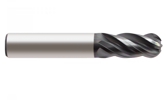 16mm - Ball Nose High Performance End Mill 4 Flute - Europa Tool MasterMill 170329 - Precision Engineering Tools EW Equipment Europa Tool,