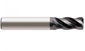 10mm x 1.0r Corner Radius High Performance End Mill 4 Flute Standard Length- Europa Tool MasterMill 179323 - Precision Engineering Tools EW Equipment Europa Tool,