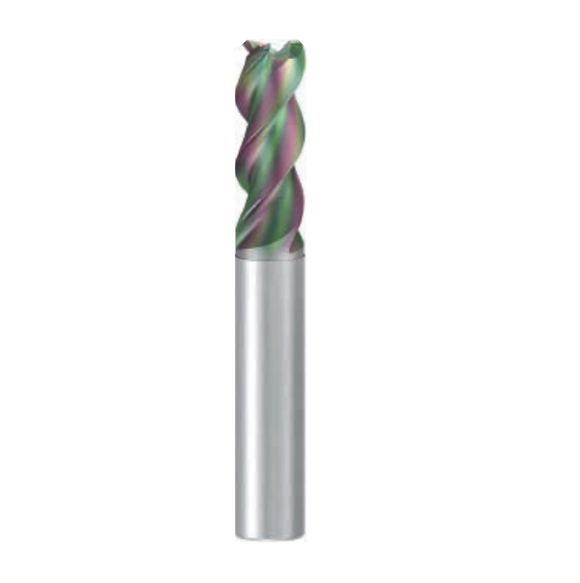 12mm x 4.0mm - 3 Flute GLT Coated Corner Radius Emuge Franken Alu Cut End Mill - 2546k.012040 - Precision Engineering Tools EW Equipment