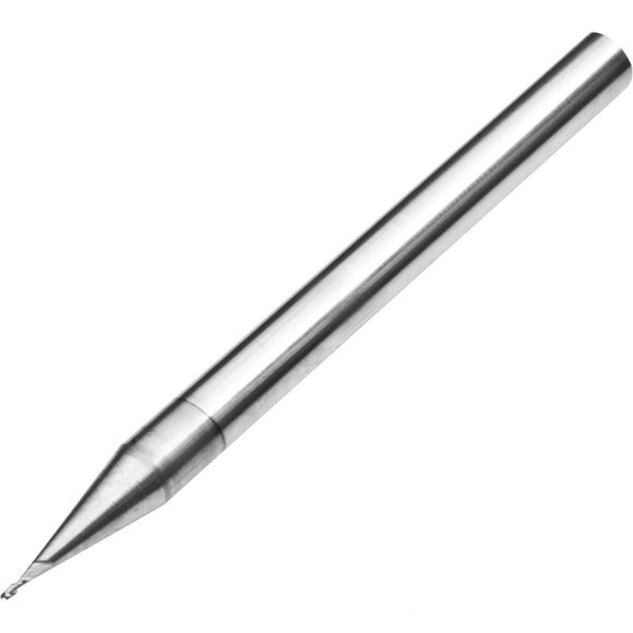Micro Carbide 2 Flute Ball Nose End Mill- Uncoated for Aluminium/ Plastics - 0.2mm - Precision Engineering Tools EW Equipment EW Equipment,