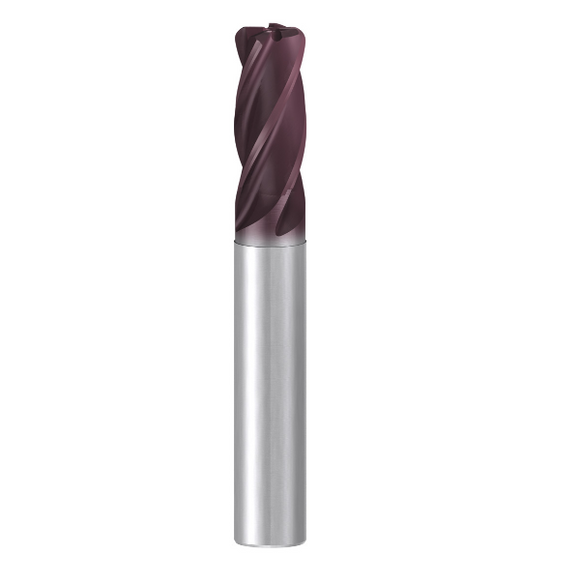 10mm x 2.0mm - 4 Flute Corner Radius Emuge Franken Top Cut End Mill - 2698A.010020 - Precision Engineering Tools EW Equipment