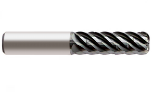 20mm x 2.0mm - 6 Flute Chip Splitter Long Length Corner Radius High Performance End Mil - Europa Tool MasterMill 6733299015 - Precision Engineering Tools EW Equipment
