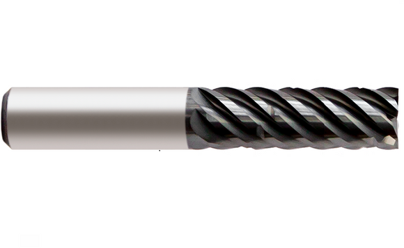 8mm - 6 Flute Chip Splitter Long Length High Performance End Mil - Europa Tool MasterMill 6753290800 - Precision Engineering Tools EW Equipment