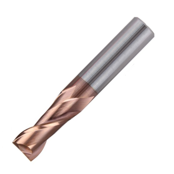 4mm - Carbide End Mill 2 Flute HRC55 TiSiN Coated Standard Length - Precision Engineering Tools EW Equipment
