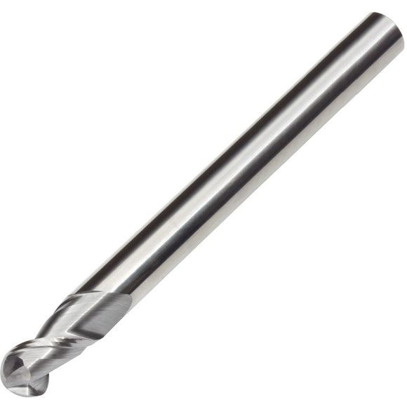 2 Flute Carbide Ball Nose Slot Drill For Aluminium/ Plastics - Long Series 12mm - Precision Engineering Tools EW Equipment EW Equipment,
