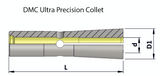 DMC 10 - 6mm Ultra Precision Collet - Precision Engineering Tools EW Equipment