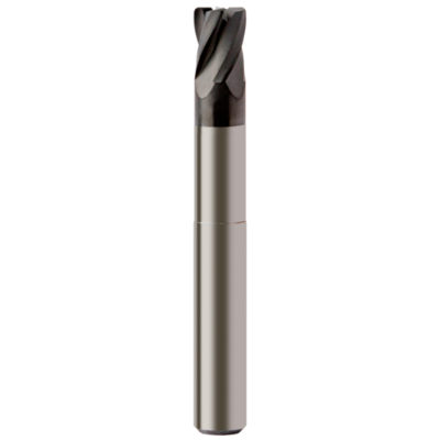 10.0mm (0.5r) x 80.0mm Reach - 4 Flute Corner Radius Ext Neck End Mill - Europa Tool Graphex - Precision Engineering Tools EW Equipment