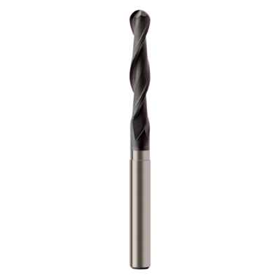 8.0mm x 150mm OAL - 2 Flute Long Length Ball Nose Ext Neck Slot Drill - Europa Tool Graphex - Precision Engineering Tools EW Equipment