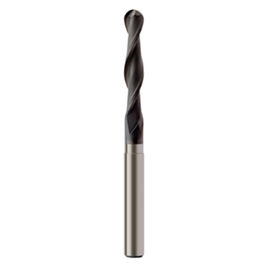 2.0mm x 80mm OAL - 2 Flute Long Length Ball Nose Ext Neck Slot Drill - Europa Tool Graphex - Precision Engineering Tools EW Equipment