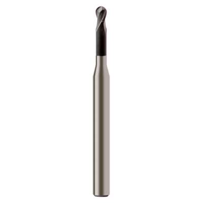 3.0mm x 20.0mm Reach - 2 Flute Miniature Ball Nose Ext Neck Slot Drill - Europa Tool Graphex - Precision Engineering Tools EW Equipment