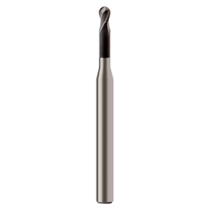 0.2mm 2 Flute Miniature Ball Nose Ext Neck Slot Drill - Europa Tool Graphex - Precision Engineering Tools EW Equipment