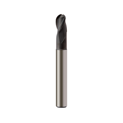 10.0mm x 30.0mm Reach - 3 Flute Short Length Ball Nose Ext Neck End Mill - Europa Tool Graphex - Precision Engineering Tools EW Equipment