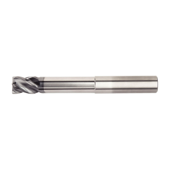 12mm x 4.0r 4 Flute Radiused Extended Neck HARVI™ 1 TE End Mill - Kennametal - Precision Engineering Tools EW Equipment