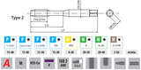 M10 x 1.5 S-LT-XPF Long Series Thread Forming Tap TiCN Coated For General Use - OSG - Precision Engineering Tools EW Equipment OSG,