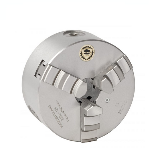 3-Jaw 125mm Lathe Chuck - Bison 3204-125 - Precision Engineering Tools EW Equipment Bison,