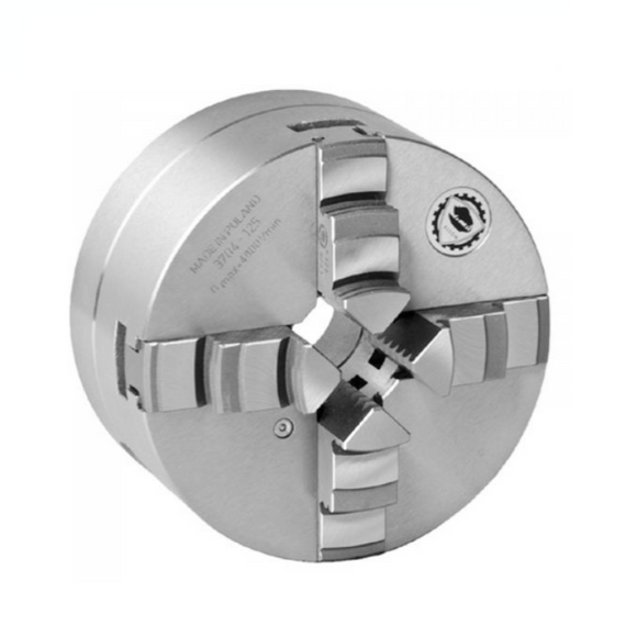4-Jaw 250mm Self Centring Precision Scroll Chuck - Bison 3704-250 - Precision Engineering Tools EW Equipment