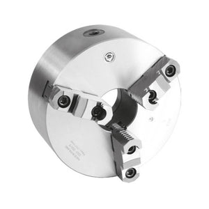 3-Jaw 200mm Scroll Chuck (2 Piece Jaw) - Camlock Mount D1-6 - Bison 3245-200-6 - Precision Engineering Tools EW Equipment