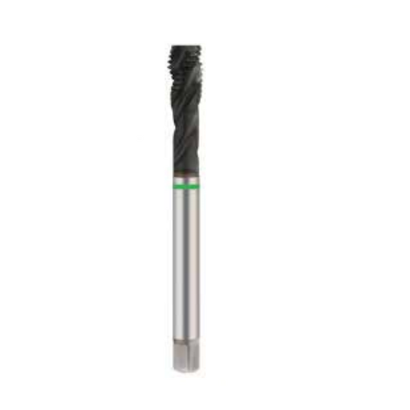 M6 x 1.0 Metric Coarse Spiral Flute Machine Tap for Stainless 'Green' - Precision Engineering Tools EW Equipment