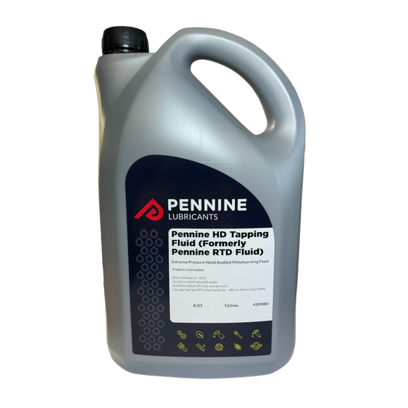 Pennine HD Tapping and Cutting Fluid - 5Litre (Formerly Pennine RTD Fluid) - Precision Engineering Tools EW Equipment